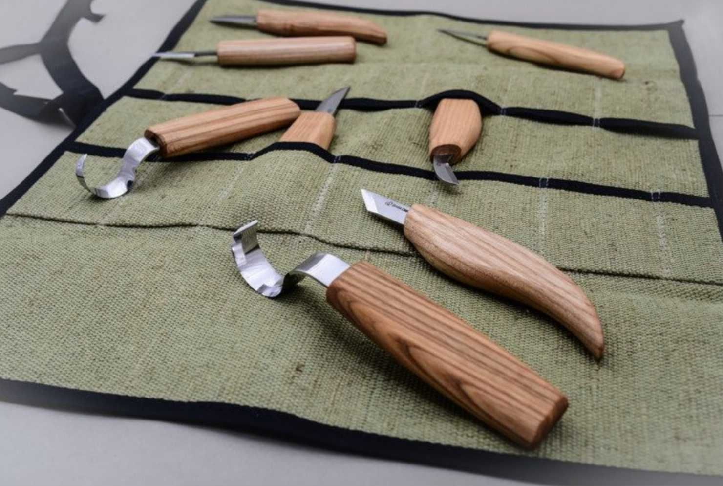 Zestaw 8 nóży do rzeźbienia BeaverCraft