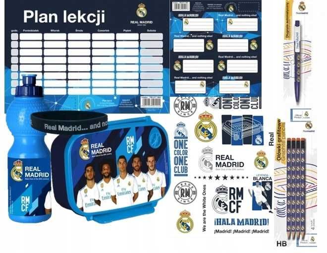 Wyprawka szkolna oryginalny zestaw Real Madrid 11el fan piłki nożnej