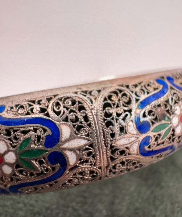 Pulseira em prata de filigrana / Antiga