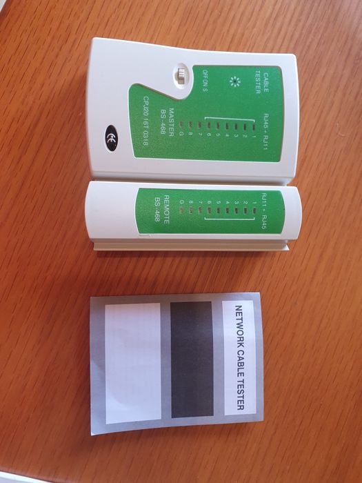 Cabos rede - aparelho de teste