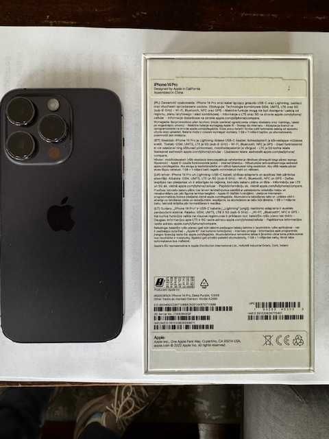 Sprzedam iPhone 14 Pro 128 GB, kolor purple