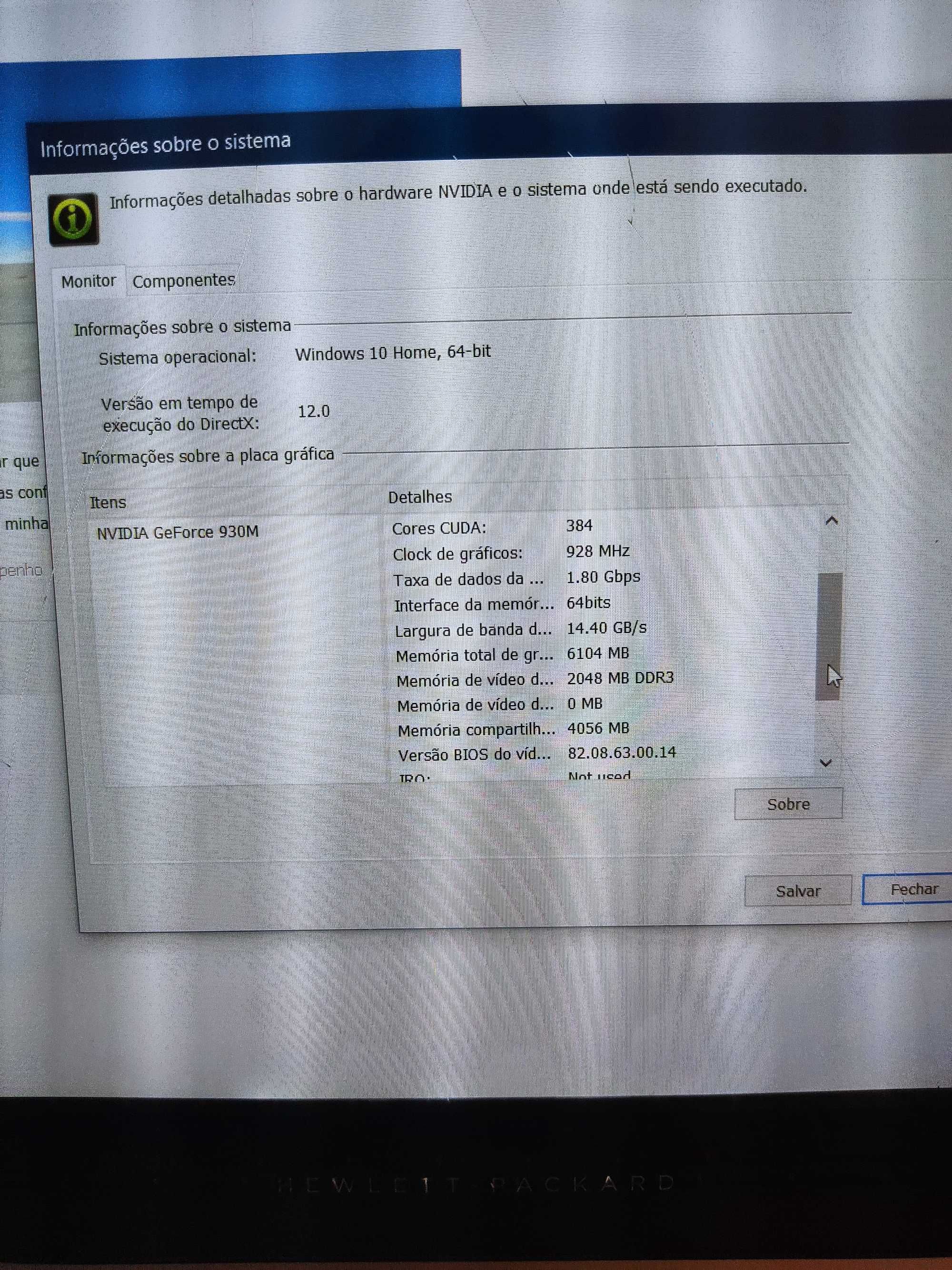 Portátil Hp Envy i7 GeForce 930M 480GB SSD 8GB RAM (17 polegadas)