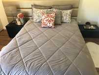 Mobília de quarto de casal moderna