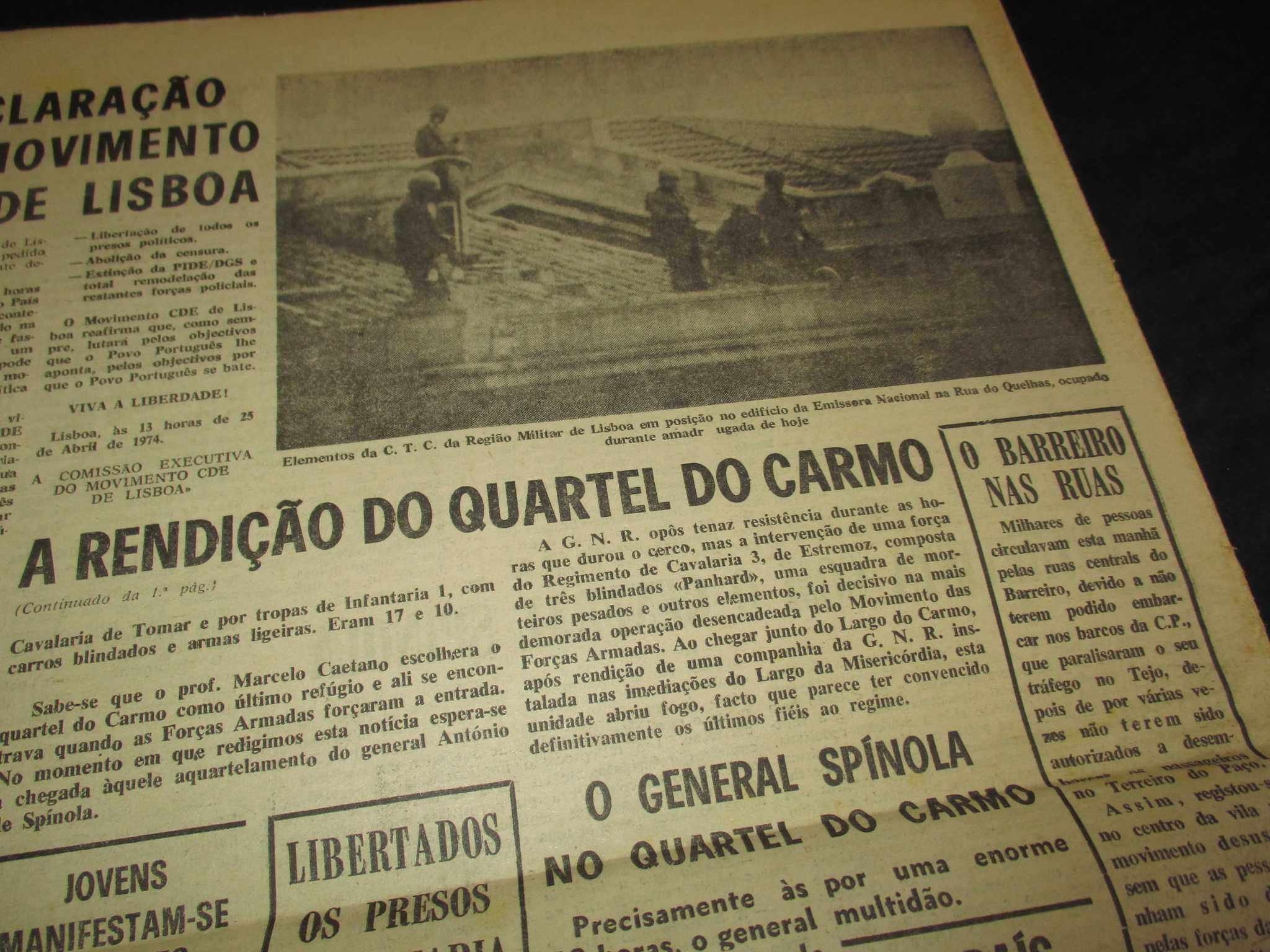 Jornal República 25 de Abril 1974 2ª edição