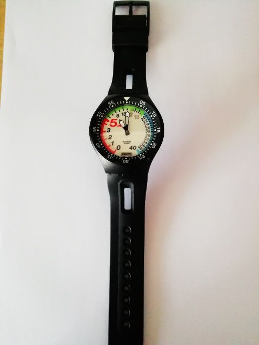 Swatch Fun Scuba Black Anguilla Watch SUGB104