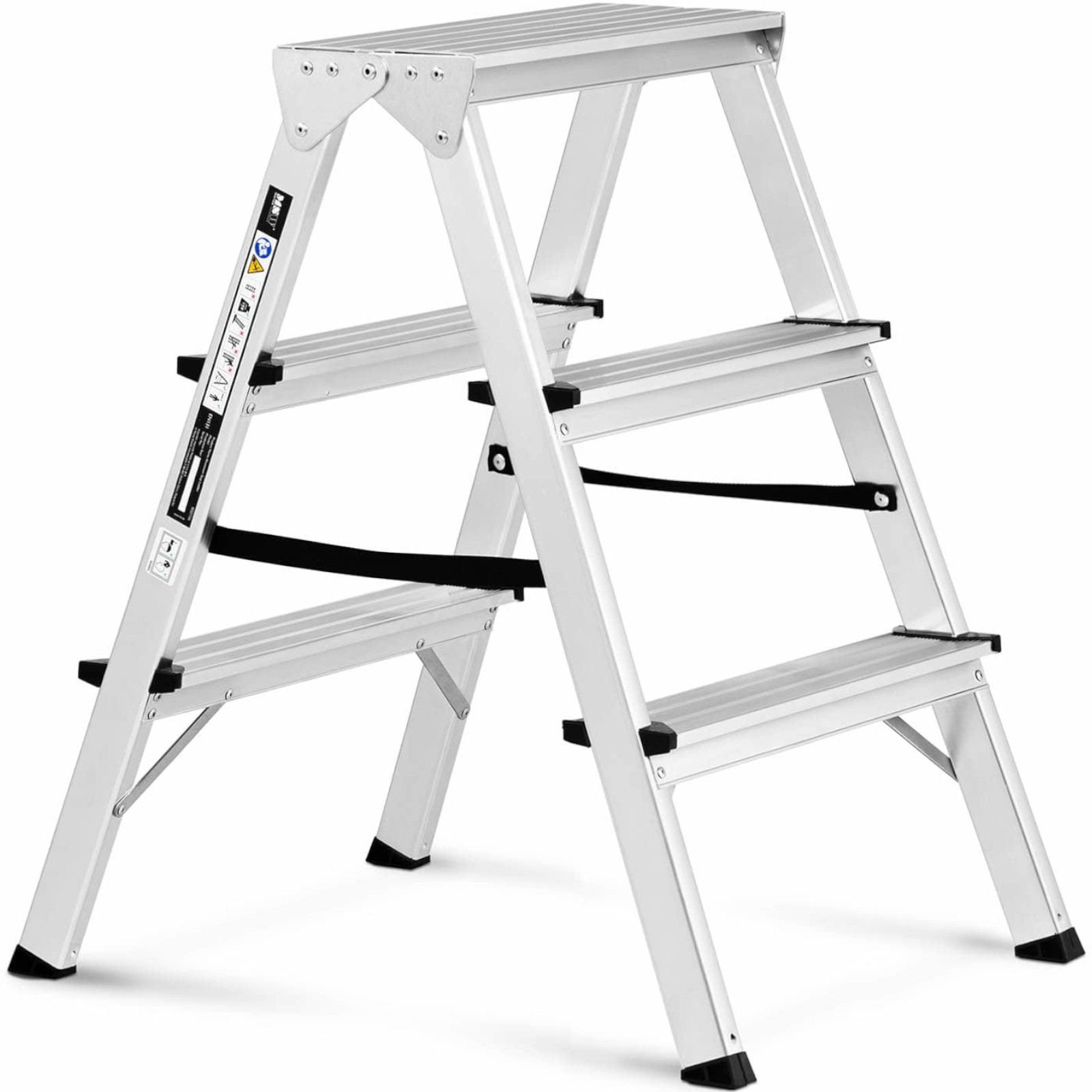 Drabina drabinka schodkowa składana aluminiowa 3 stopnie wys.