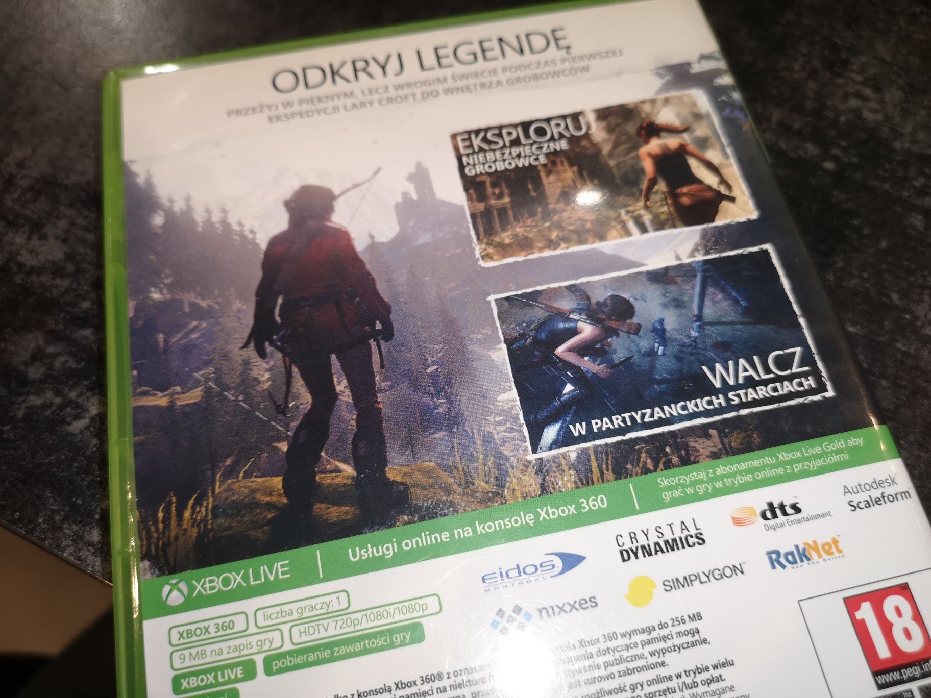 Rise of the Tomb Raider Xbox 360 PL (rzadkość) kioskzgrami