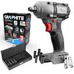 GRAPHITE KLUCZ UDAROWY BEZSZCZOTKOWY 18V 450Nm NASADKI UDAROWE NEO 10-24mm