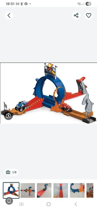 Pista carros Blaze Monster Machines