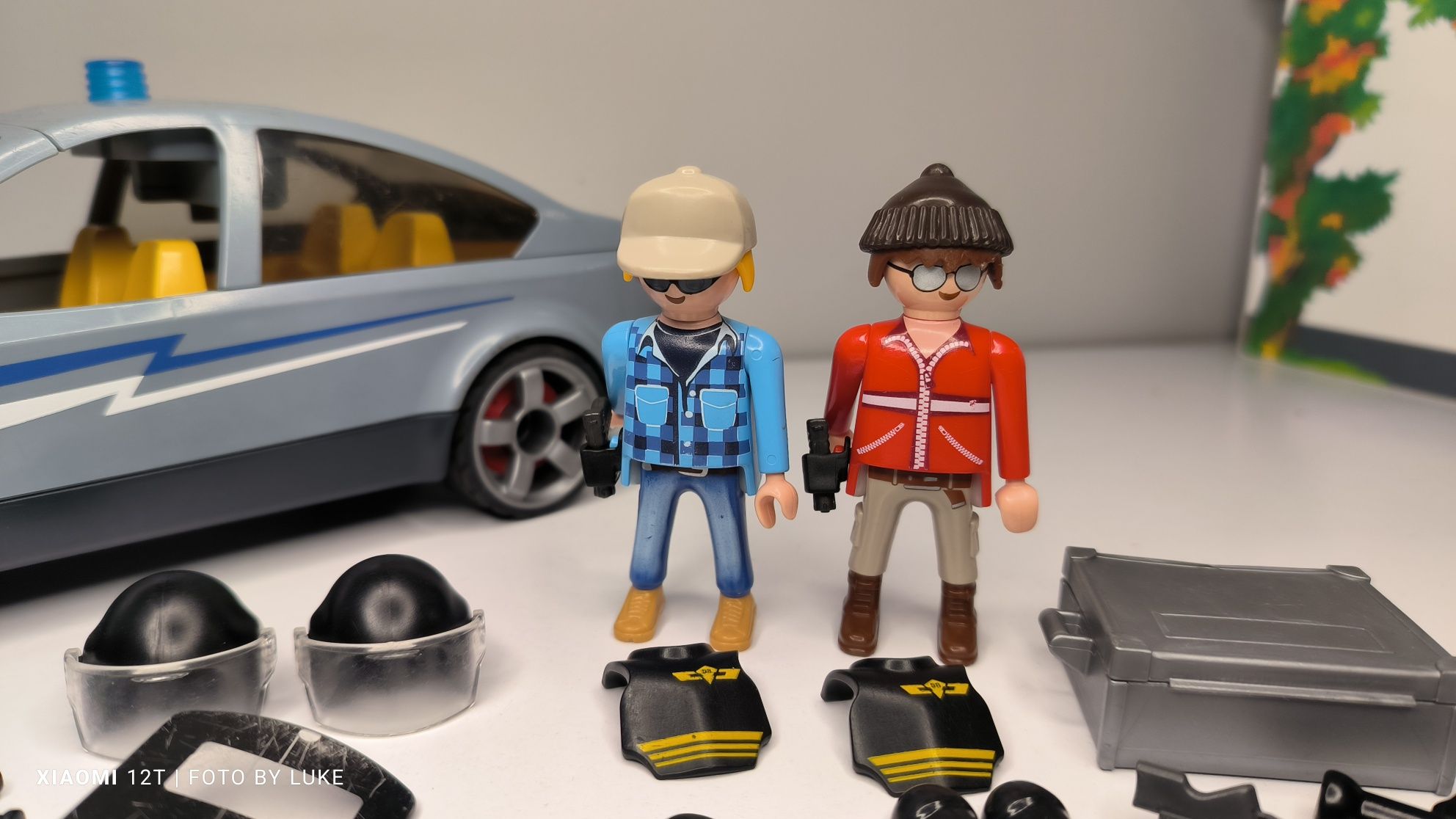 Playmobil zestaw 9361 tajny samochód policyjny policja radiowóz