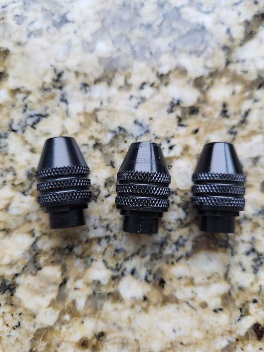 Trzy uchwyty wiertarskie (futerka) do miniszlifierki Dremel