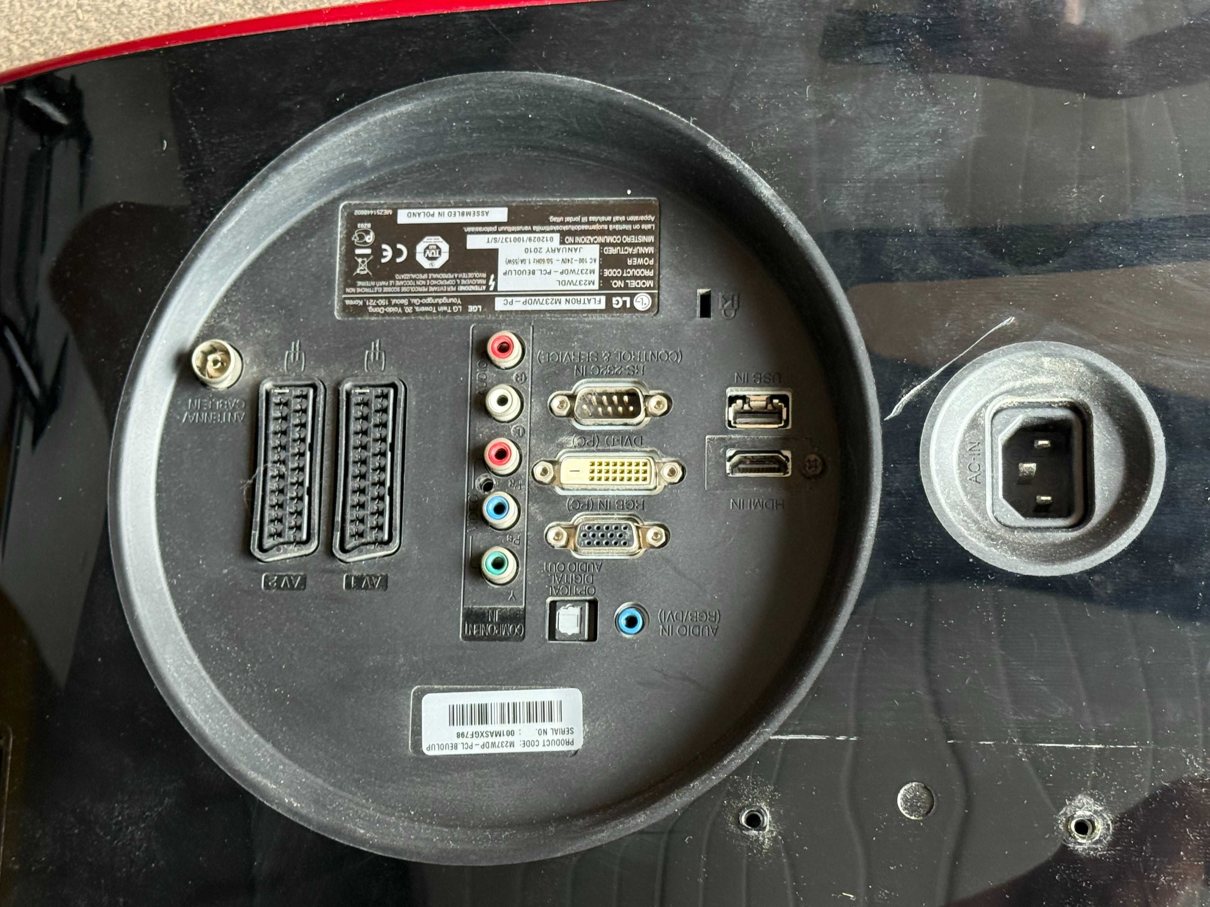 Telewizor Monitor LG 23" Flatron M237WDP