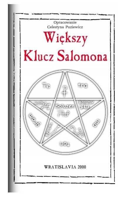 Większy klucz Salomona Anonimous
