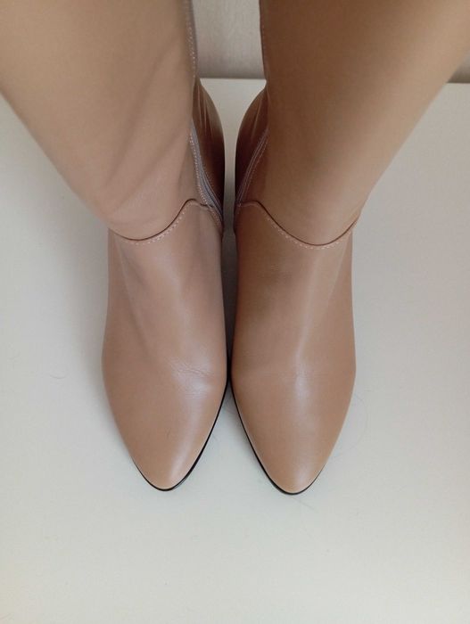 Нові чоботи шкіра новые сапоги кожа