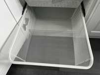 3 kosze druciane z prowadnicami do szafy Ikea Pax