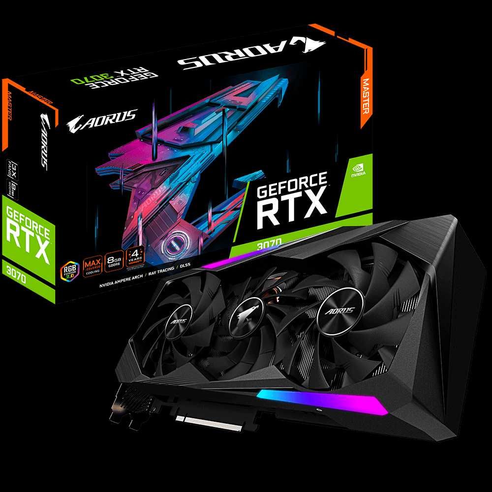 Gigabyte Aorus RTX 3070 Master 8GB karta graficzna RGB LCD