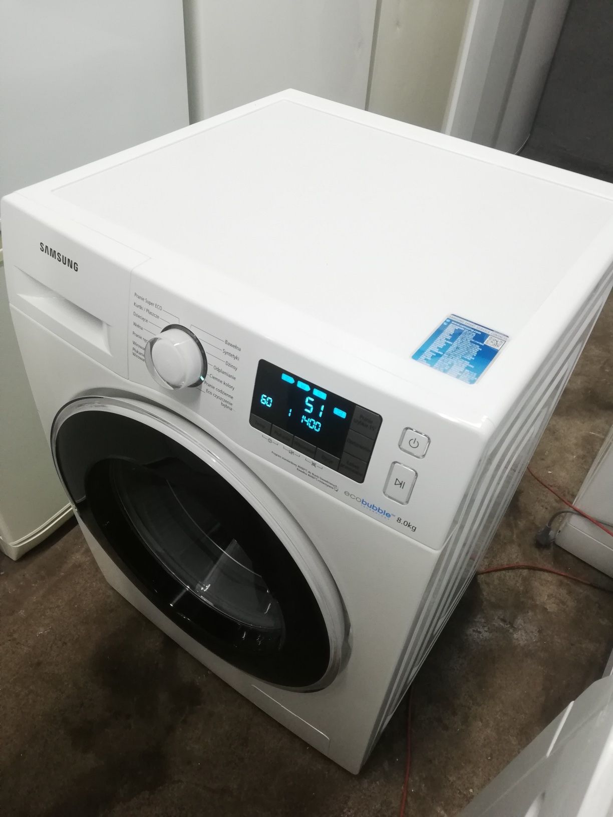 Pralka SAMSUNG 8kg 1200ob A++ |12msc |BD stan |Dowóz