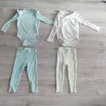 Komplet zestaw body legginsy prążkowane 86/92