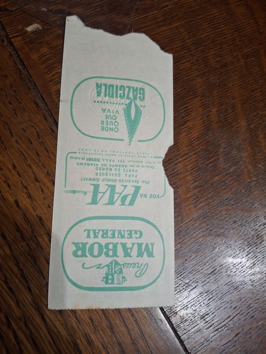 Raro bilhete primeiro festival sporting