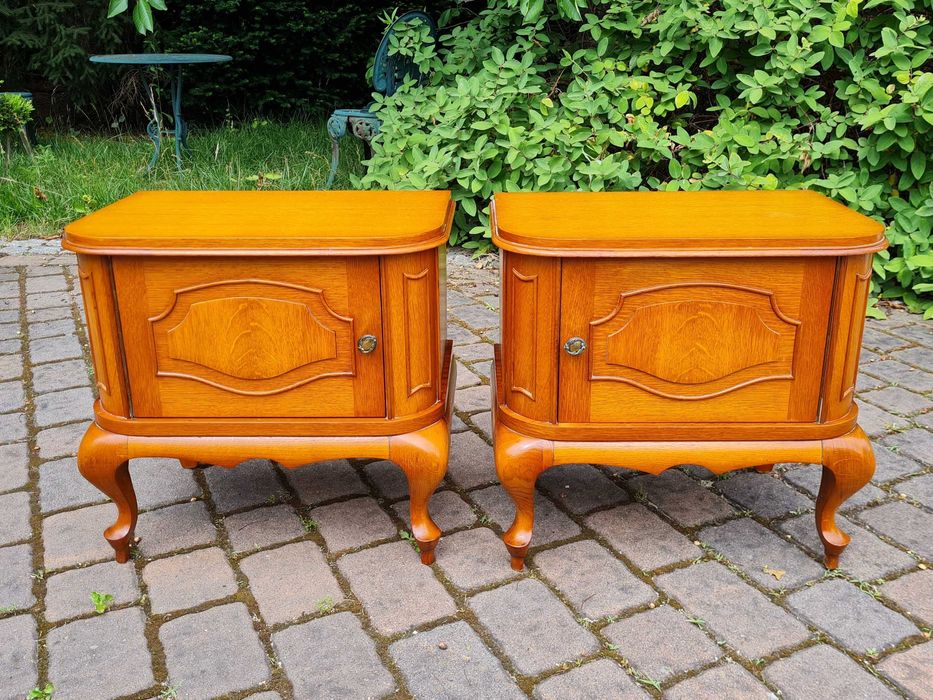 Para ludwikowskich szafek nocnych Szafka + szafka
