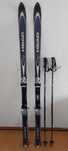 Ski completos usados com dois batons