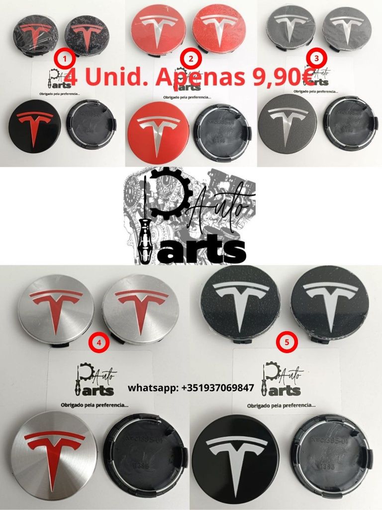 Centros de jante Tesla 56mm