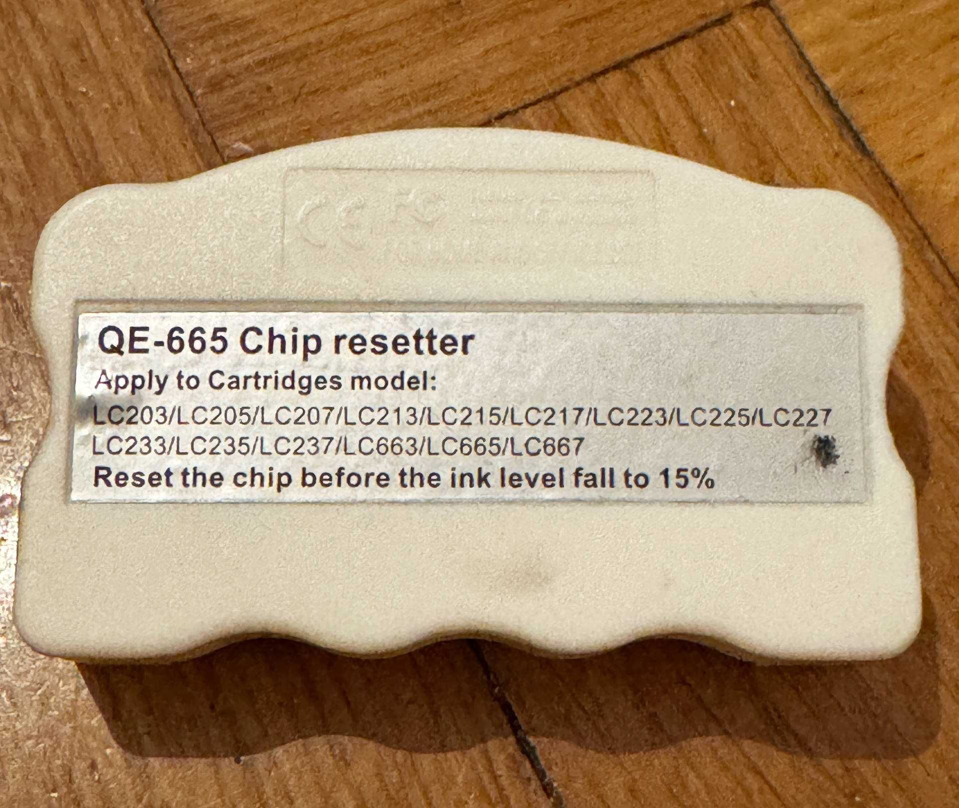 Chip resetter do Brother LC203 LC217 LC223 LC227 LC663 LC667 i inne