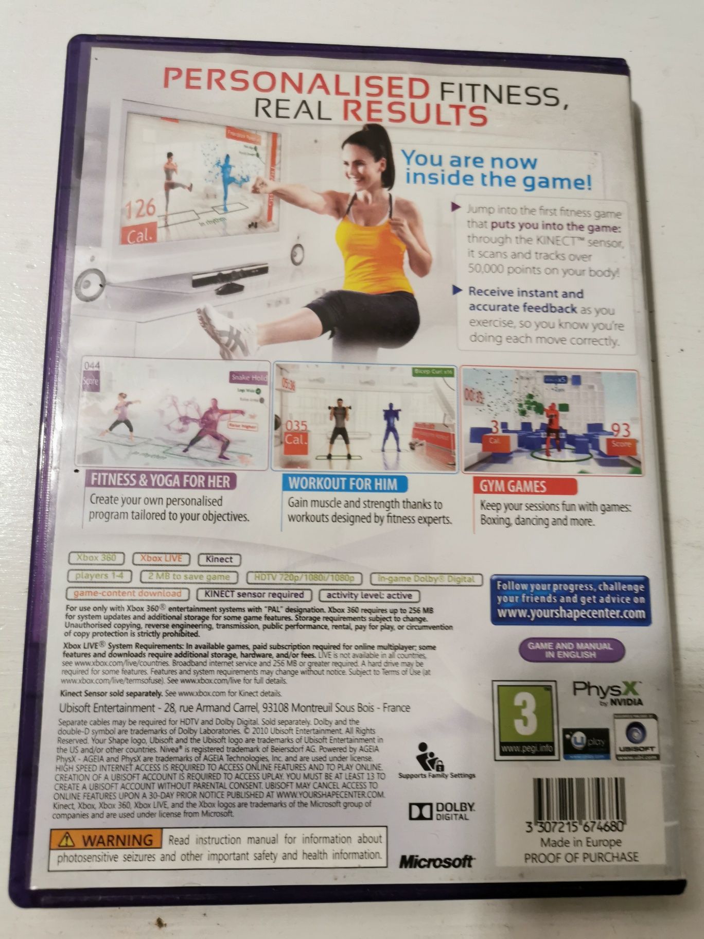 Your Shape Fitness Evolved Xbox 360