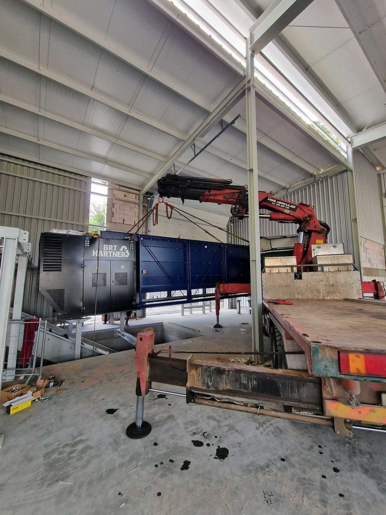 Transport HDS, Załadunek i Rozładunek, dźwig, żuraw, 18ton, wysięg 24m