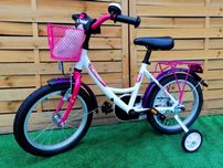 PIĘKNY VERMONT GIRLY Roz. 11,5" Dziecięcy Koła 16" Koszyk Kółka boczne