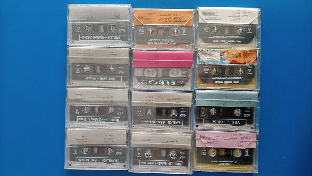 Kasety magnetofonowe Marillion i inne