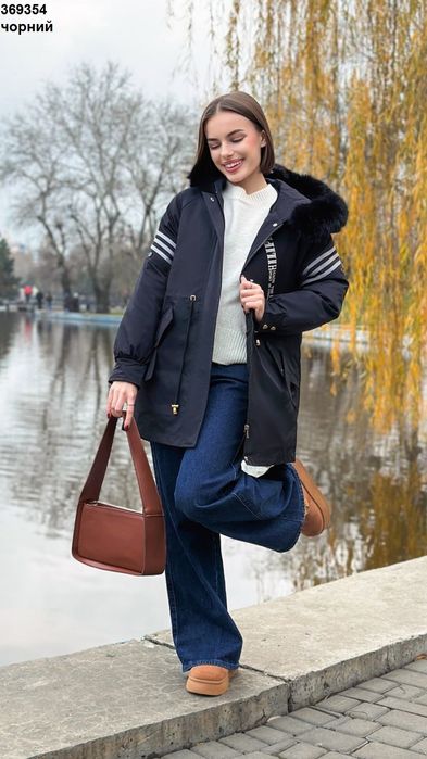 Парка жіноча в розмірах