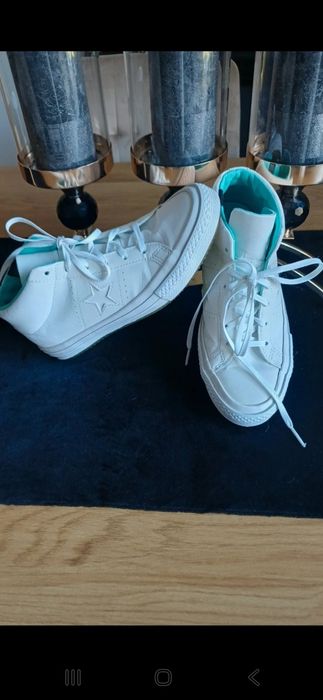 Buty białe converse  38