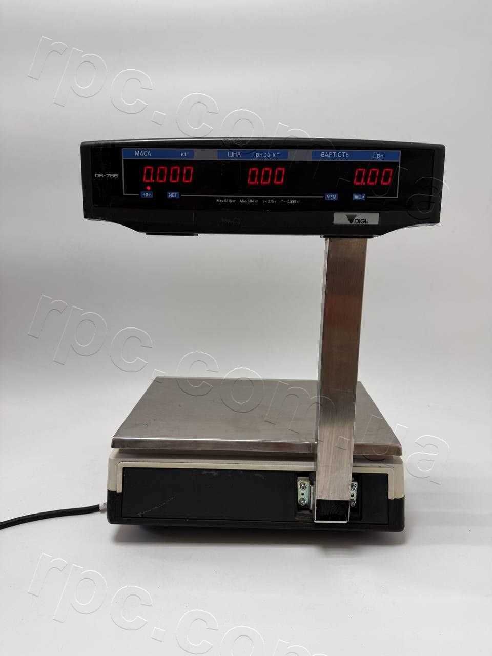 Ваги торгові електронні Digi DS-788P, Digi DS-788B 15 кг