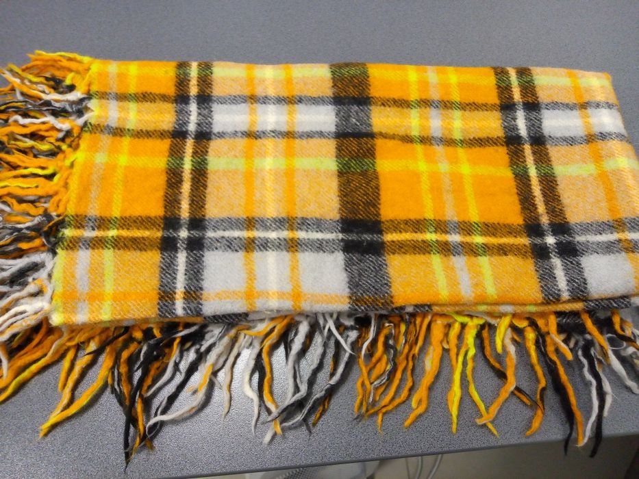 Chusta wełniana/ kocyk Vintage