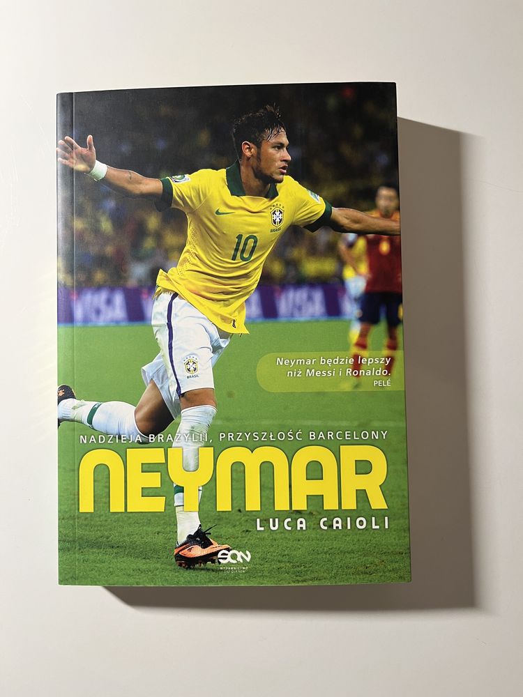 Książka Neymar- nadzieja Brazylii, przyszłość Barcelony Luca Caioli