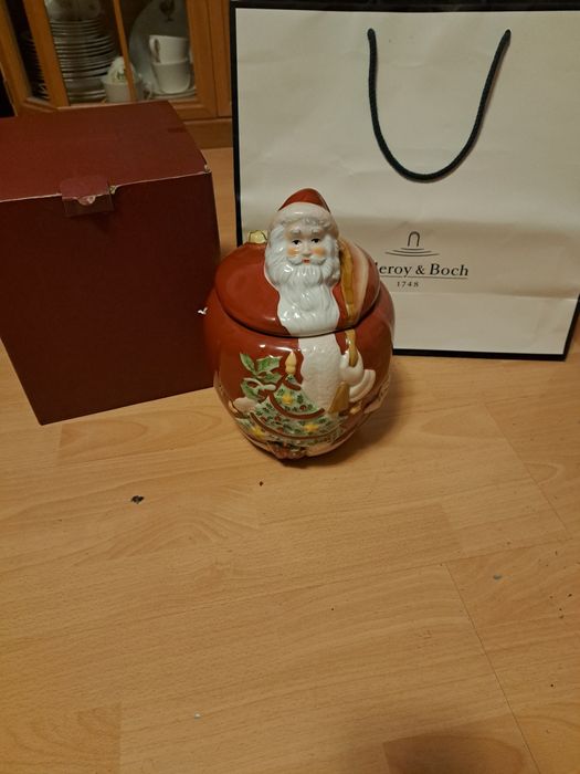 Villeroy&boch новогодняя банка для конфет и печенья.
