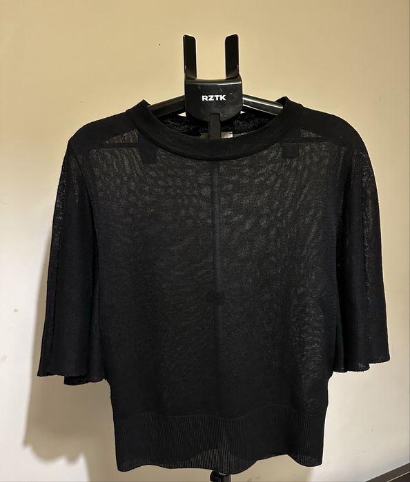 MANGO KATSURINA NENETTE поло футболка боді напів прозорий