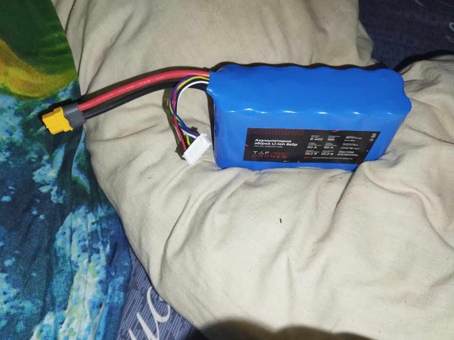 Аккумуляторна збірка Li_ion 6s2p