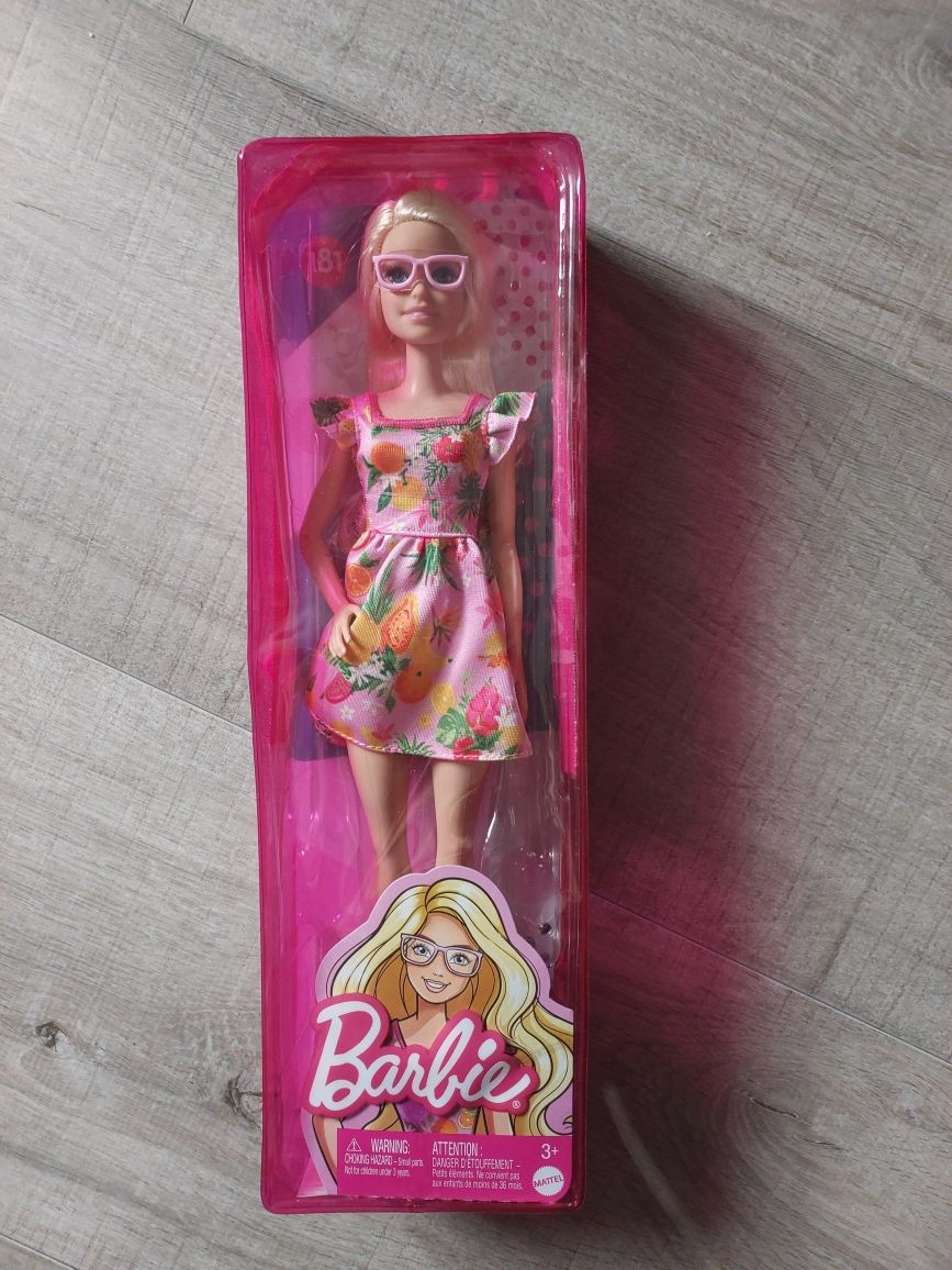 Nowa lalka Barbie fashionistas Sukienka w owoce 3+