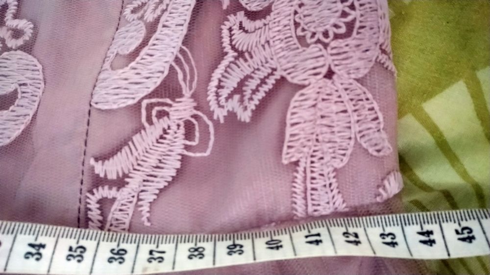 Sukienka wesele chi chi London 42/16 koronkowa brudny róż