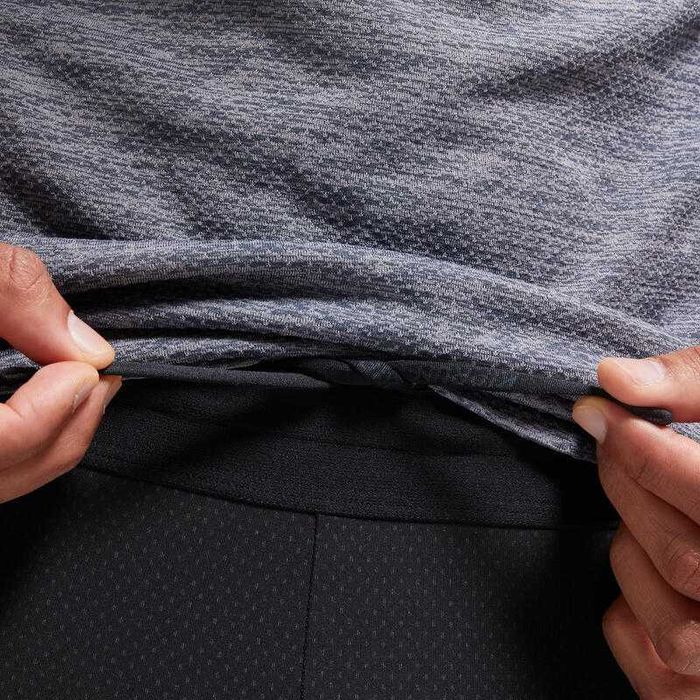 Новые Штаны Тайтсы мужские KIPRUN 500 для бега черные