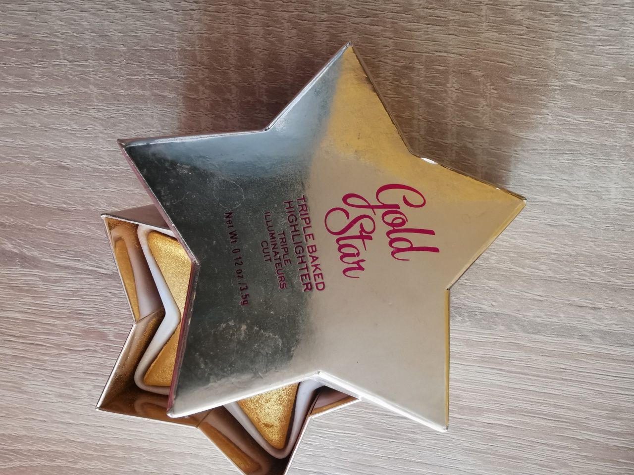 Złote rozświetlacz, Gold highlighter, I love Revolution