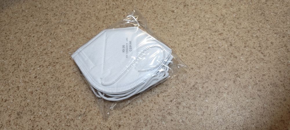 Maski przeciwpyłowe pyłowe antykurzowe niemedyczne 1 140 sztuk KN95