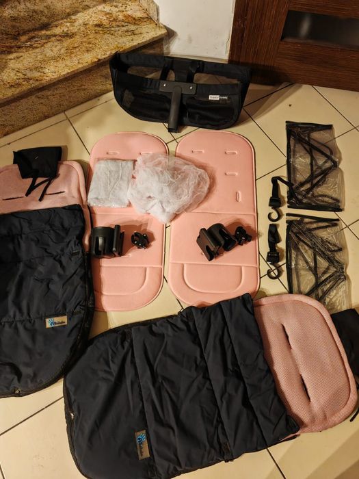 Bugaboo Donkey wózek podwójny+gondola