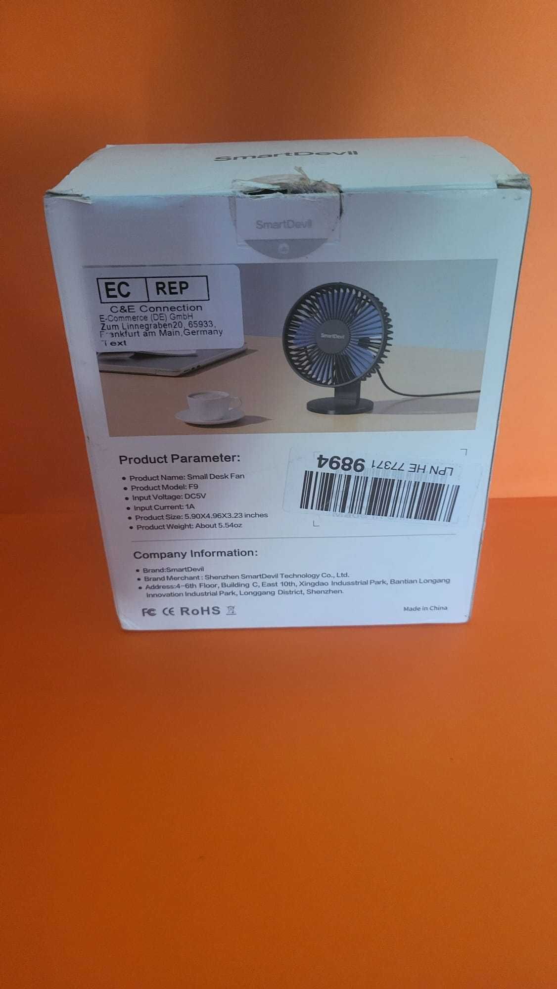 biurowy wiatrak na usb