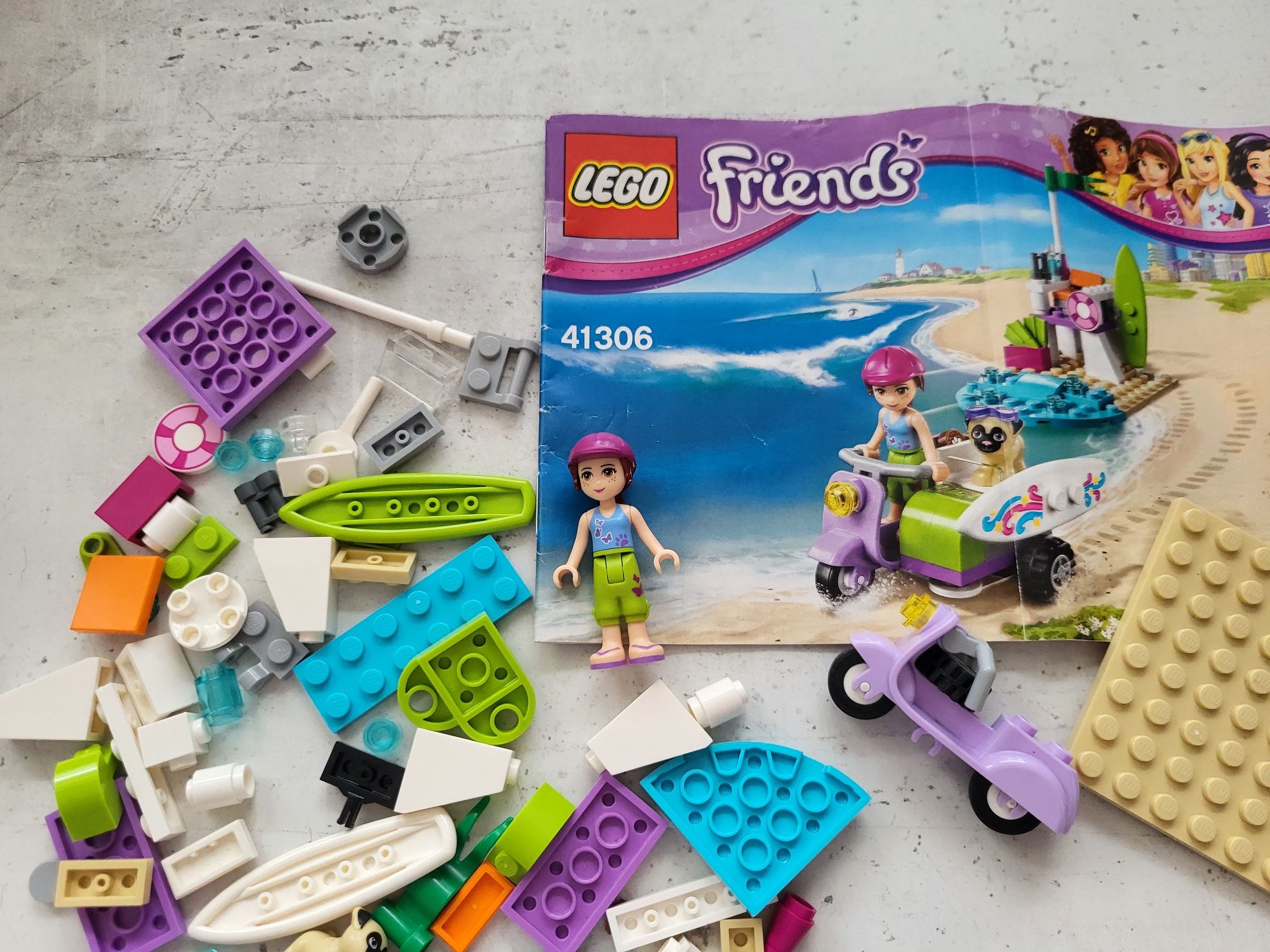 Klocki Lego friends 41306 Plażowy skuter Mii + Gratis!!