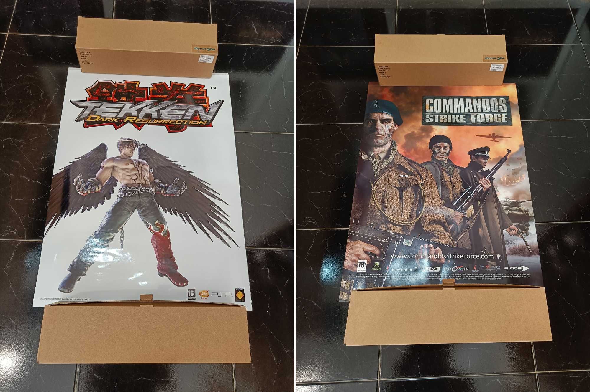 Posters Promocionais Jogos PS2 PS3 GBA Nintendo DS WII