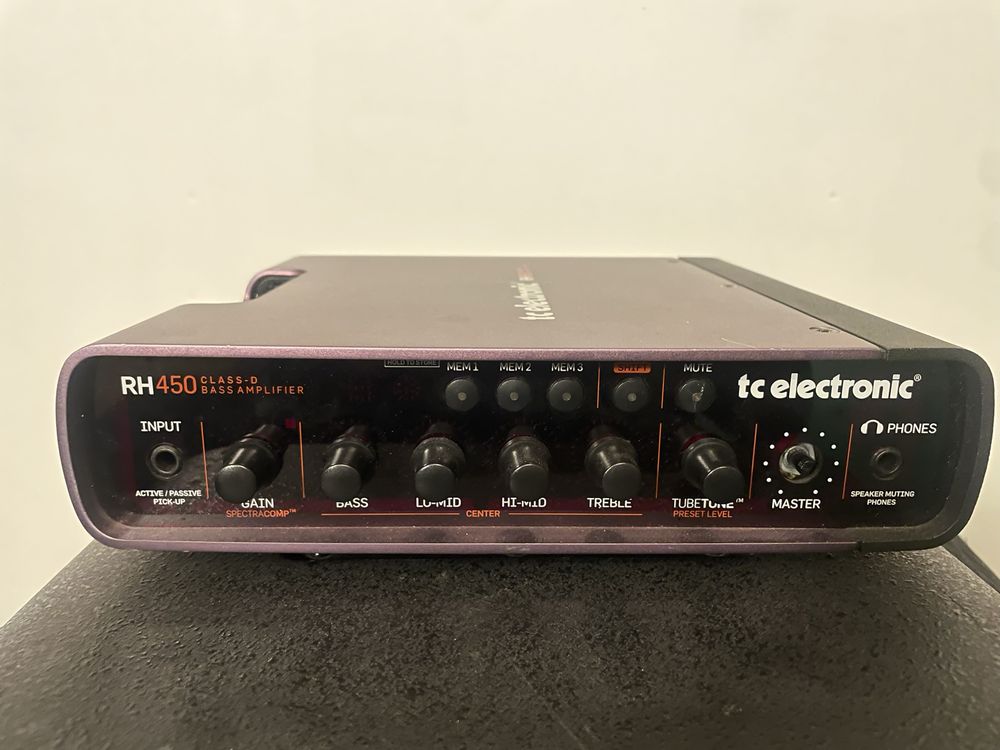 Wzmacniacz basowy TC Electronic RH450 i kolumna RS112