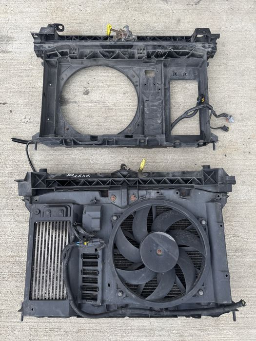 Радіатор дифузор передня панель вентилятор Fiat Scudo Doblo Fiorino